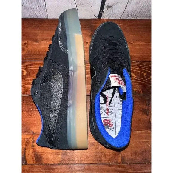 Nike Women's SB Zoom Pogo Plus Premium Black Gum Skate Shoes Size 9.5 DV5470 001