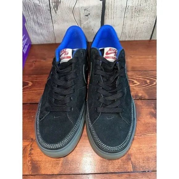 Nike Women's SB Zoom Pogo Plus Premium Black Gum Skate Shoes Size 9.5 DV5470 001