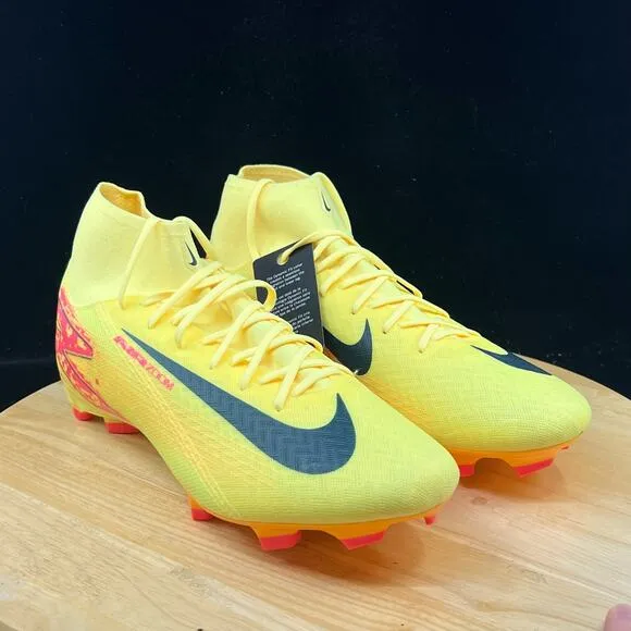 Nike Zoom Superfly 10 Academy Km Fg/Mg Kylian Mbappe Orange Sz 10.5 [FQ8293-800]