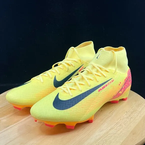 Nike Zoom Superfly 10 Academy Km Fg/Mg Kylian Mbappe Orange Sz 10.5 [FQ8293-800]