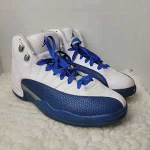 Nike Air Jordan XII Mens Size 12 Retro White French Blue Flint Fire Red Bred