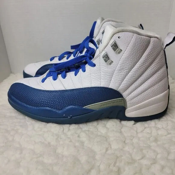 Nike Air Jordan XII Mens Size 12 Retro White French Blue Flint Fire Red Bred