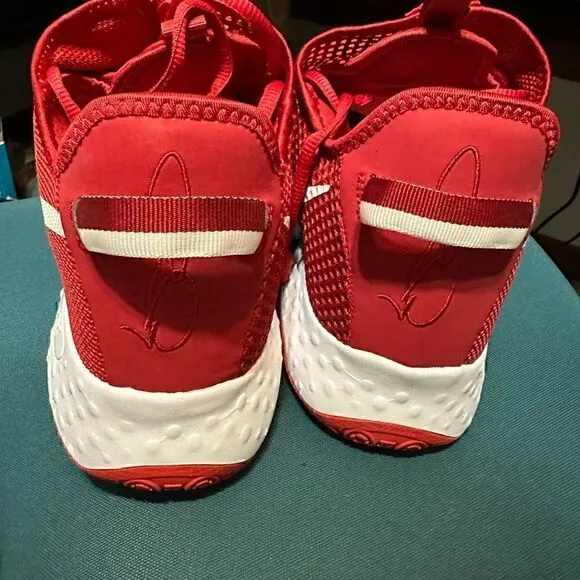 Nike Air Strobel Red Basketball Shoe Mens Size 13