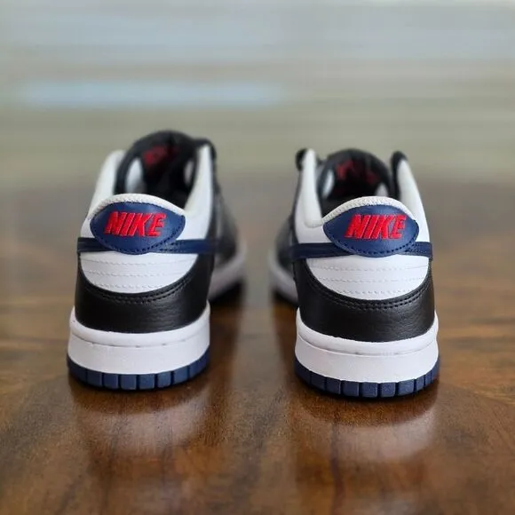Nike Dunk Low Navy Blue Panda Black Sneakers Shoes Men's Size 5 New HJ9202-001