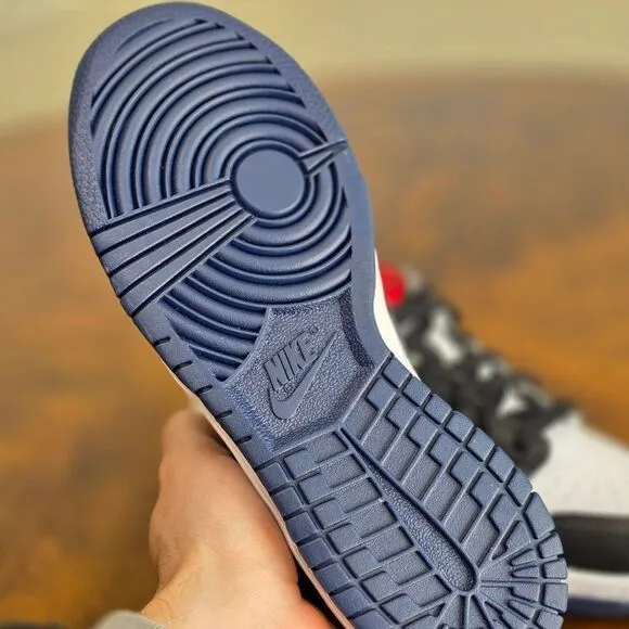 Nike Dunk Low Navy Blue Panda Black Sneakers Shoes Men's Size 5 New HJ9202-001