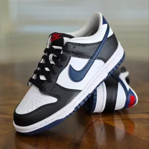 Nike Dunk Low Navy Blue Panda Black Sneakers Shoes Men's Size 5 New HJ9202-001