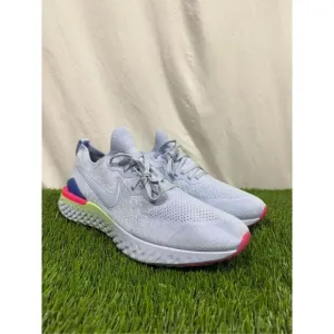 Nike Epic React Flyknit 2 Men's Size 14 Running Shoes Hydrogen Blue