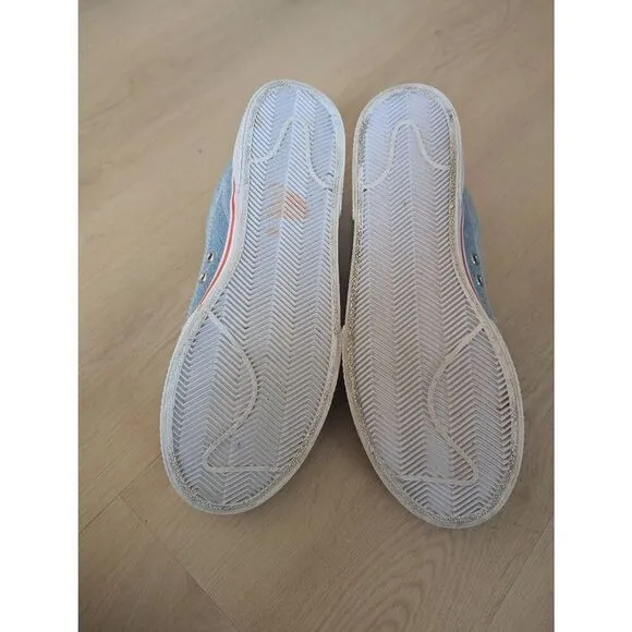 Nike GTS 97 Canvas Skate Shoes Classic White Blue DV2121-900 Men's Size 11