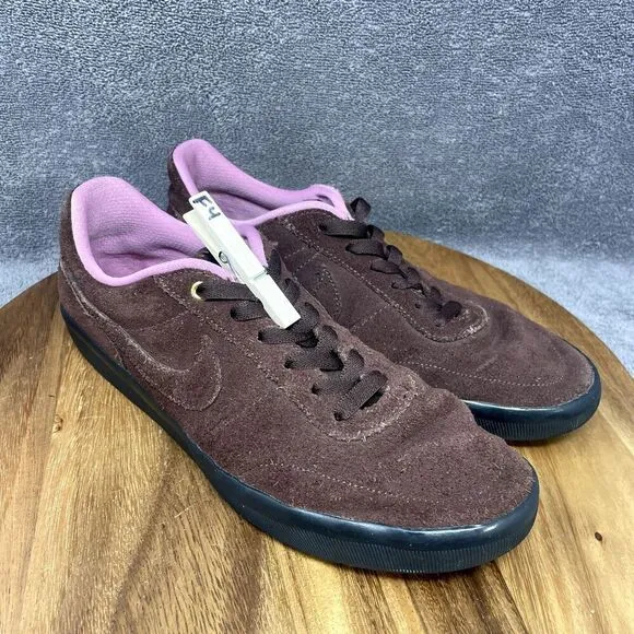 Nike Shoes Men's Size 9 Brown Pink Leather Dunk Skate Retro Sneakers AR0767-200