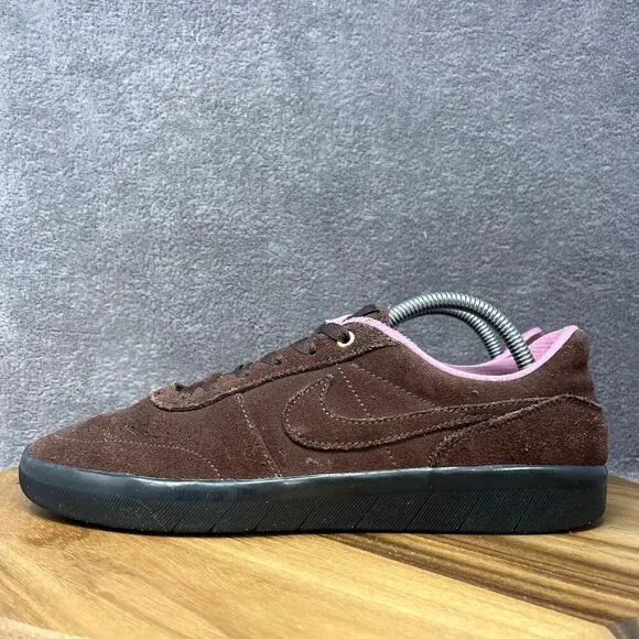 Nike Shoes Men's Size 9 Brown Pink Leather Dunk Skate Retro Sneakers AR0767-200