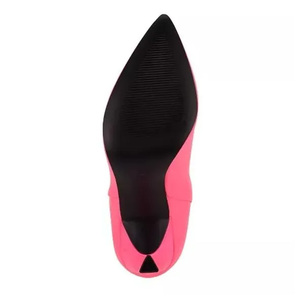 Nine West 80s style Neon Pink Eardy Heeled Boots size 7 new!!!