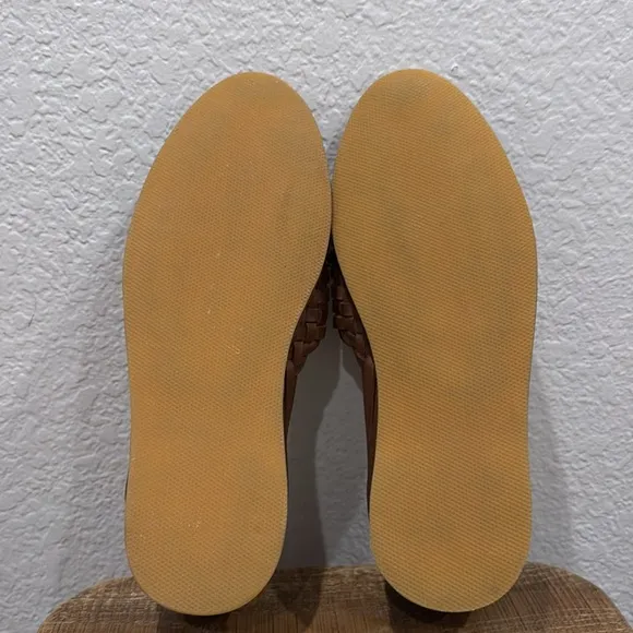 Nisolo Huarache Leather Sandals Brandy Size 8.5