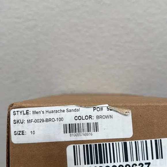 Nisolo Huarache Leather Sandals Brown Size 10