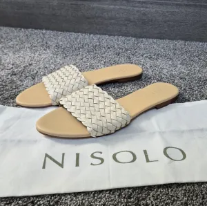 Nisolo Women's Isla Woven Slide Sandal NEW size 9