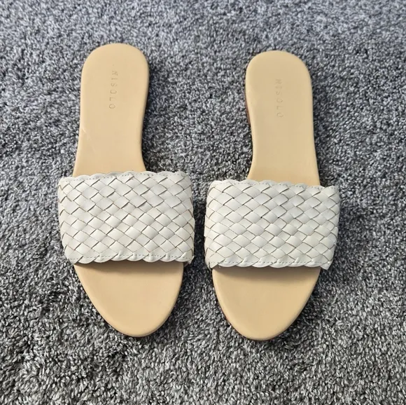 Nisolo Women's Isla Woven Slide Sandal NEW size 9