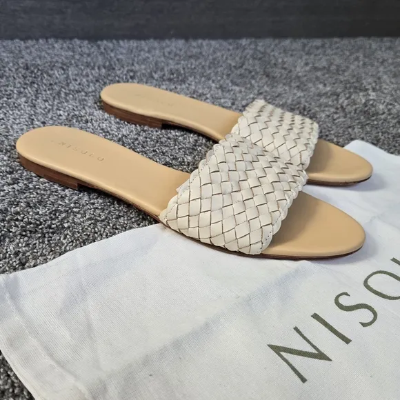 Nisolo Women's Isla Woven Slide Sandal NEW size 9