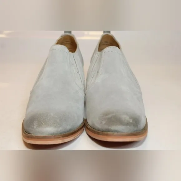 NWB J. SHOES Suede Leather ankle boots &amp; soles. PATINA ADDS SOME CHARM.