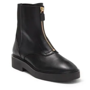 NWOB Stuart Weitzman Lodge Zip Booties in Black Sz 6.