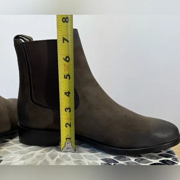 NWOB Thursday Duchess dark olive Suede Chelsea Boots women’s 10