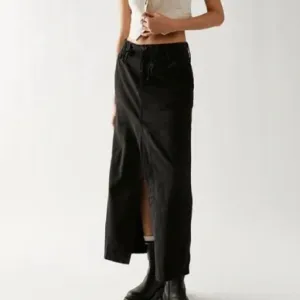 NWOT Free People Chino Maxi Skirt