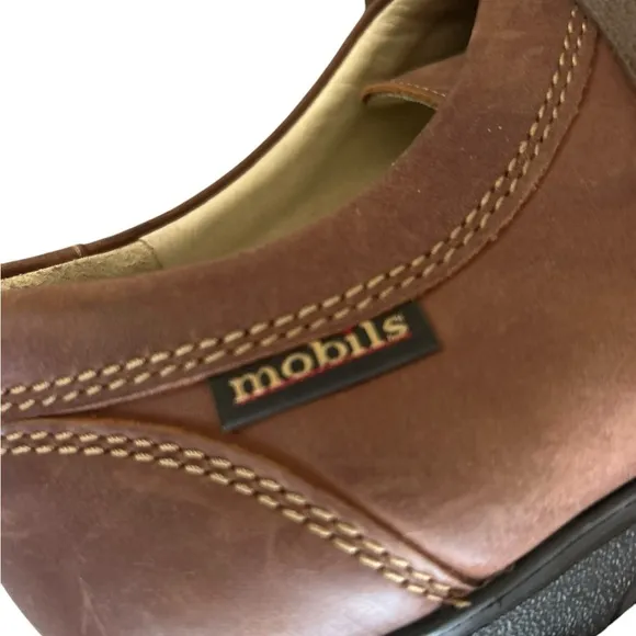 NWOT Mephisto Shoes Casual Oxford Sneakers Brown Leather Moc