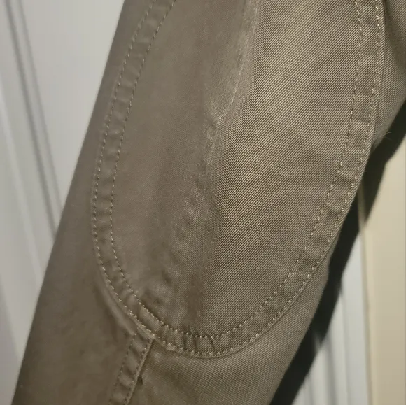 NWOT Ralph Lauren Olive Green Brown Genuine Suede Patch Cotton Blazer Jacket