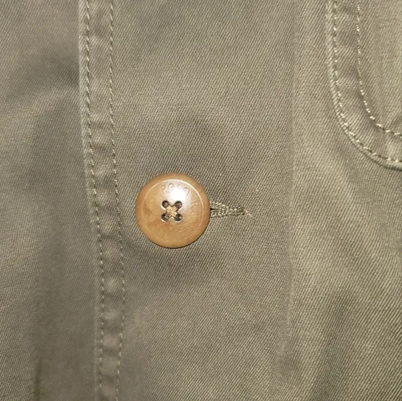 NWOT Ralph Lauren Olive Green Brown Genuine Suede Patch Cotton Blazer Jacket