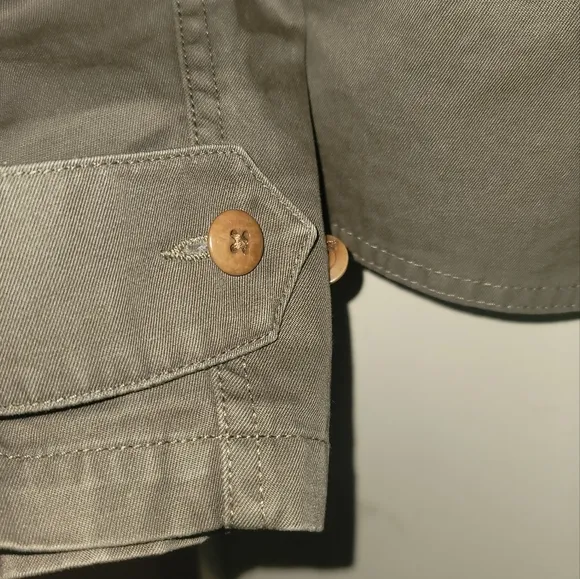 NWOT Ralph Lauren Olive Green Brown Genuine Suede Patch Cotton Blazer Jacket