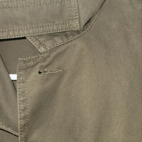 NWOT Ralph Lauren Olive Green Brown Genuine Suede Patch Cotton Blazer Jacket