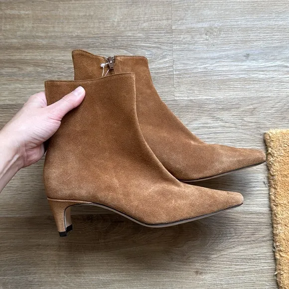 NWOT STAUD Suede Wally Ankle Boots