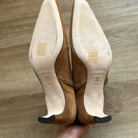 NWOT STAUD Suede Wally Ankle Boots