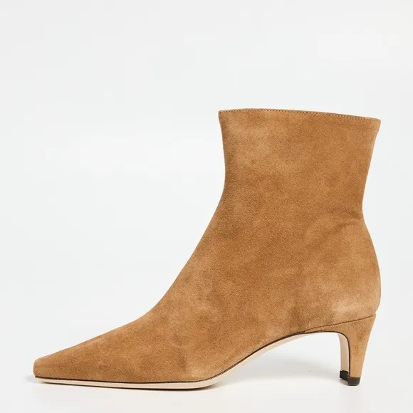 NWOT STAUD Suede Wally Ankle Boots