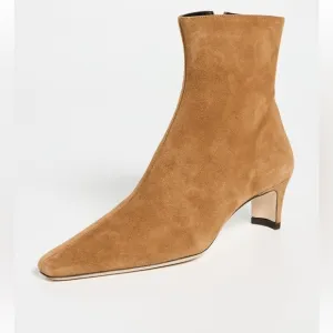 NWOT STAUD Suede Wally Ankle Boots