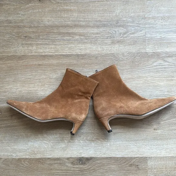 NWOT STAUD Suede Wally Ankle Boots