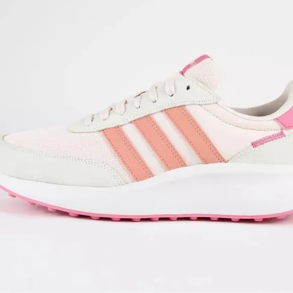 NWT Adidas Women's Pink and White Sneakers size 6.5