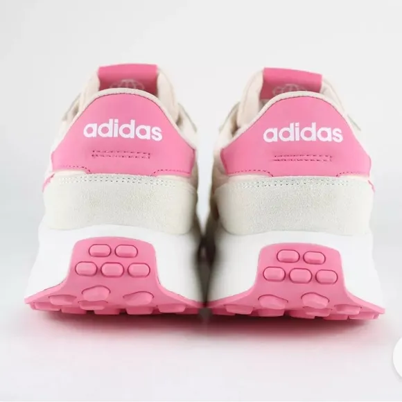 NWT Adidas Women's Pink and White Sneakers size 6.5