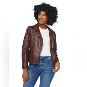 NWT DEX Faux Leather Moto Jacket - XL