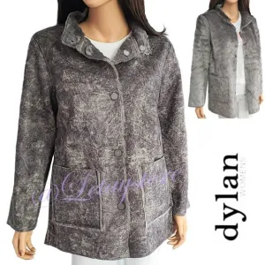 NWT Dylan Reversible Vintage Look Soft Faux Leather Fur Coat Jacket