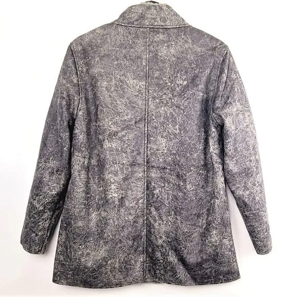 NWT Dylan Reversible Vintage Look Soft Faux Leather Fur Coat Jacket