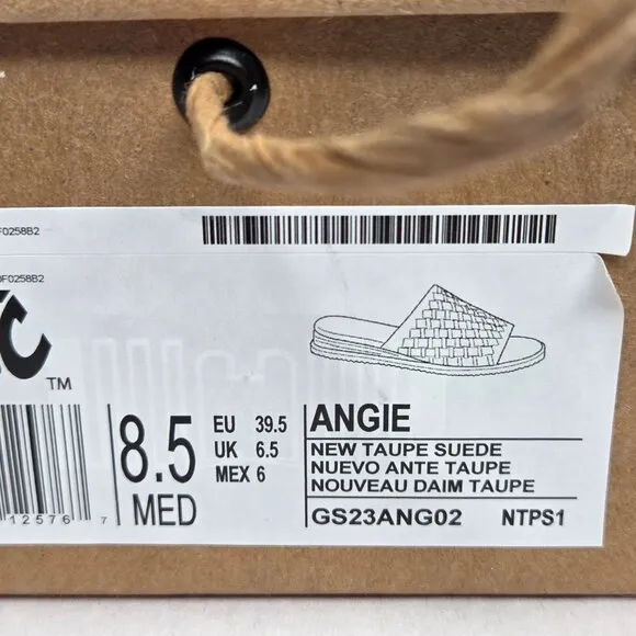 NWT Kenneth Cole Gentle Soles Angie Woven Suede Sandals