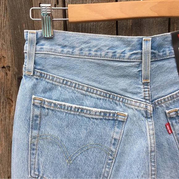 NWT Levi’s 501 High Rise Cutoff Denim Shorts Cotton Luxor Heat 27