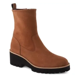 NWT Paul Green Newbury Leather Bootie in Toffee Sz 9.5.