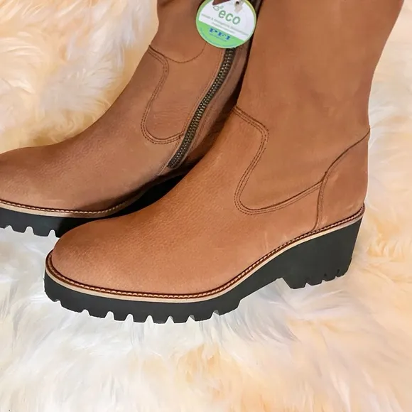 NWT Paul Green Newbury Leather Bootie in Toffee Sz 9.5.