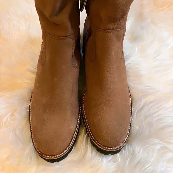 NWT Paul Green Newbury Leather Bootie in Toffee Sz 9.5.