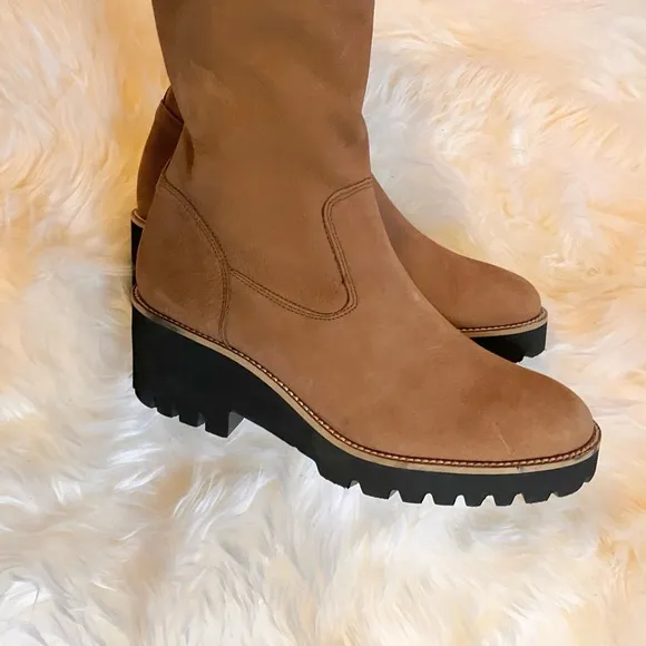 NWT Paul Green Newbury Leather Bootie in Toffee Sz 9.5.