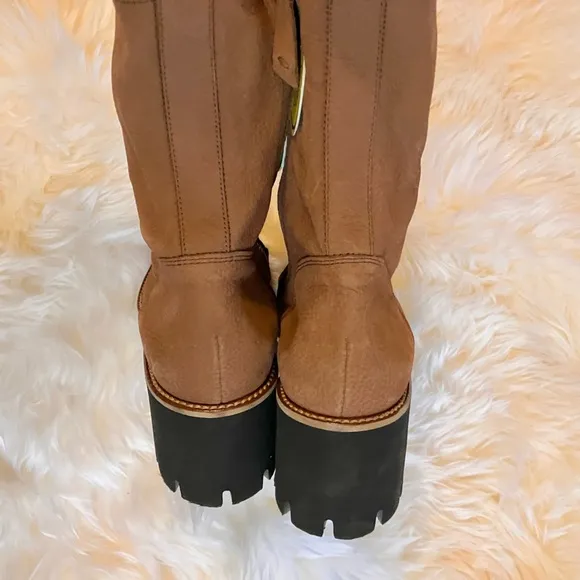 NWT Paul Green Newbury Leather Bootie in Toffee Sz 9.5.