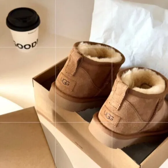 NWT  Ugg boots-UGG Classic Ultra Mini Water-Resistant Booties Women's