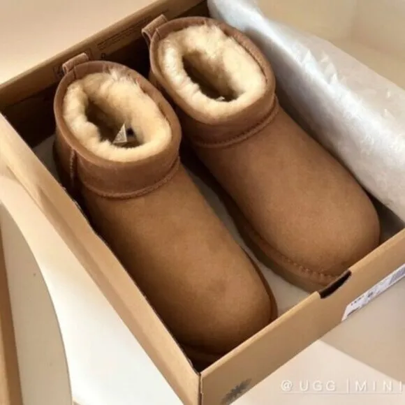 NWT  Ugg boots-UGG Classic Ultra Mini Water-Resistant Booties Women's