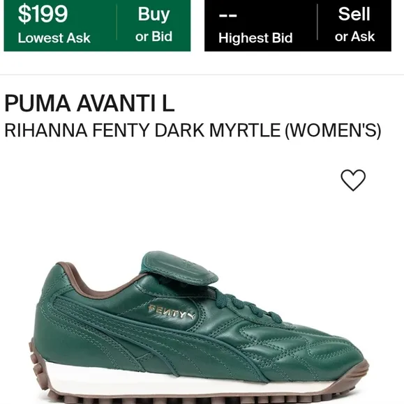 NWT Wpmen's Fenty x Puma Avanti Sneakers