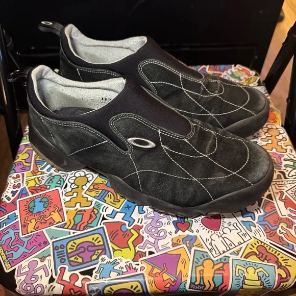 Oakley Software Black Flesh Sole Shoes